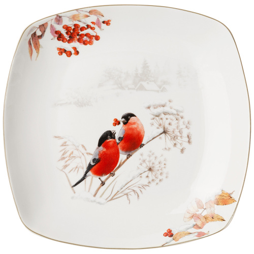 блюдо квадратное 25х4,2см (85-1997)