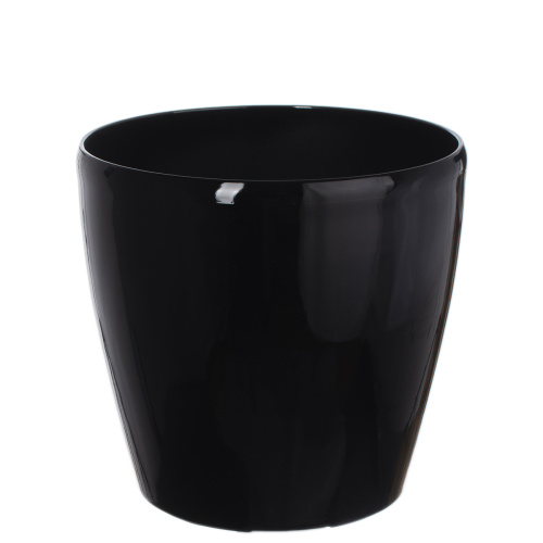 Сн 2308-22 кашпо пластик черн