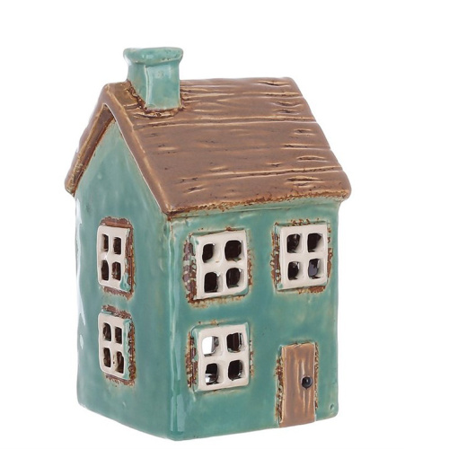 подсвечник керамический "домик" 14,5см (725-006)