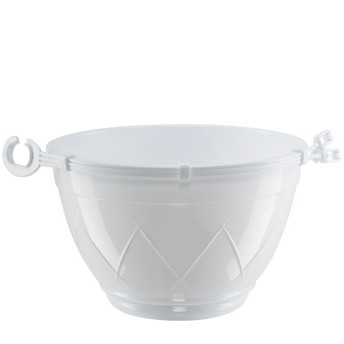 Горшок Лилия подвесной 2,5 л, белый