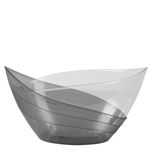 кашпо "Гармония" 1,5 л, дымчатый/прозр