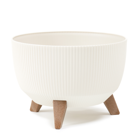 кашпо на ножках ROMA jumper d24 h19 крем