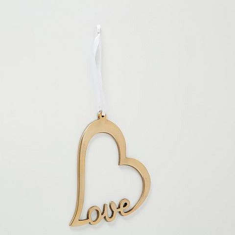 подвесное украшение "Сердце" 14х18см (1019840) №1