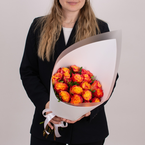 Монобукет из 17 роз 03