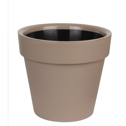 кашпо с дренажной вставкой протея 3,7 л, фраппе