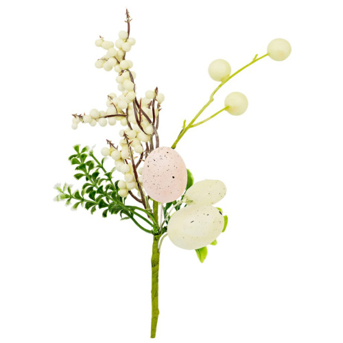 ветка с яйцами и ягодами 26см (839-582) 
