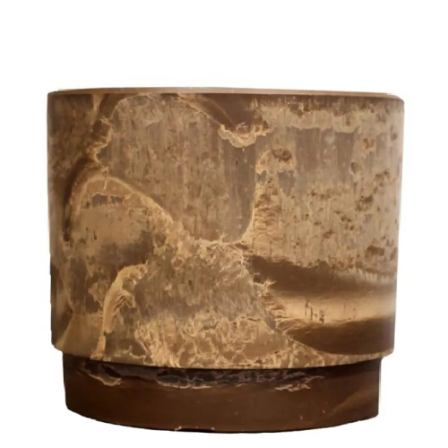 горшок круглый с/дренаж вклад. 5,5л шоколад