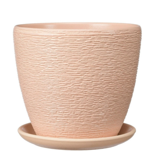 Горшок композит Гнездо бежевый крокус №3