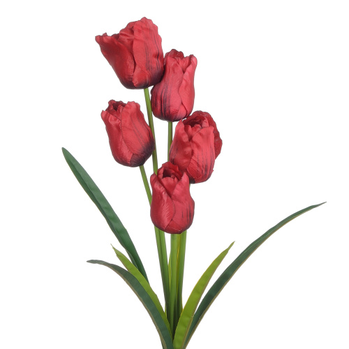Сн иц (2309-4) Искусственный цветок тюльпан бордовый