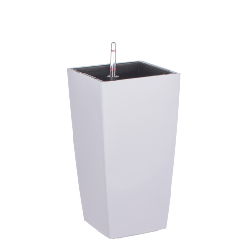 Сн 2308-8 кашпо пластик бел