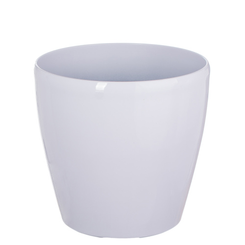 Сн 2308-22 кашпо пластик бел