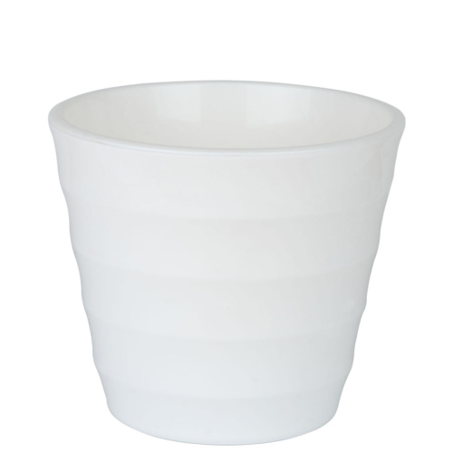 кашпо с дренажной вставкой лаура 2,3 л, белый