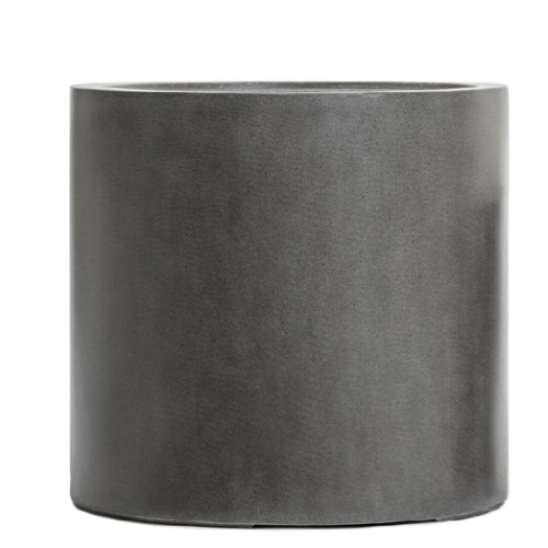 Кашпо TREEZ Effectory Beton цилиндр тёмно-серый бетон (41.3320-02-028-GR-41)