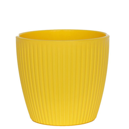Горшок Эви VipSet с дренажной системой 1,5 л, желтый