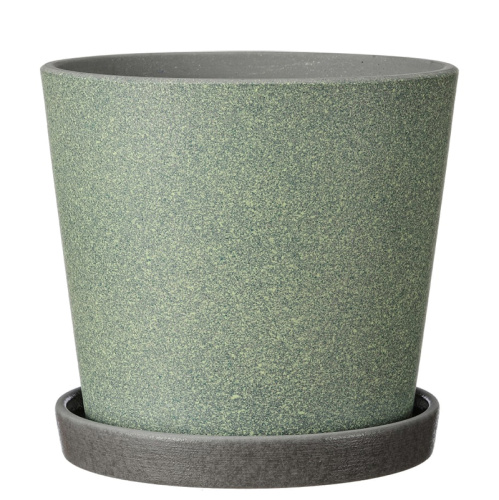 Горшок композит Грильяж изумруд конус №2