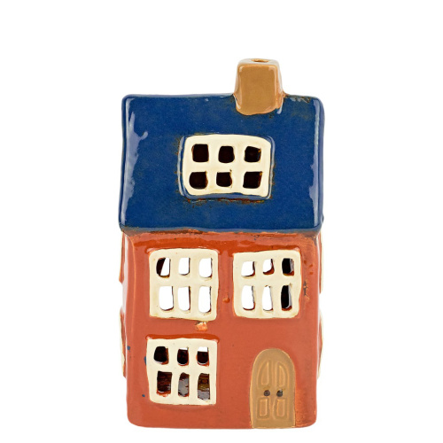 подсвечник керамический "домик" 16см (725-013)