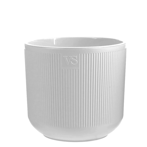 Горшок Росси VipSet с дренажной вставкой 4,4 л, белый