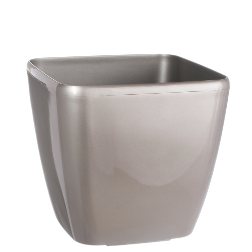 Сн 2308-28 кашпо пластик сер