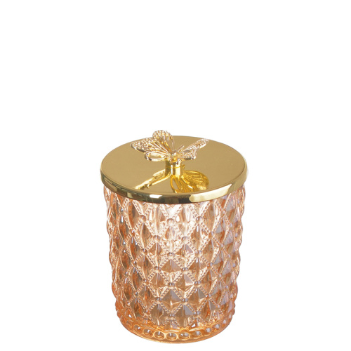 Сн (21B-42) ваза стекло золото