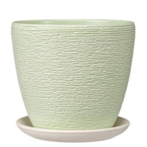 Горшок композит Гнездо зеленый крокус №3