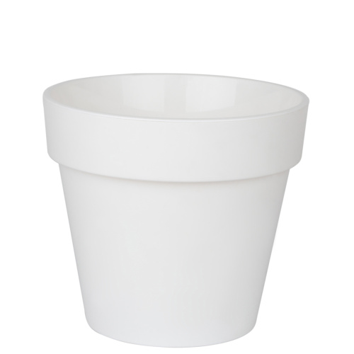 кашпо с дренажной вставкой протея 3,7 л, белый
