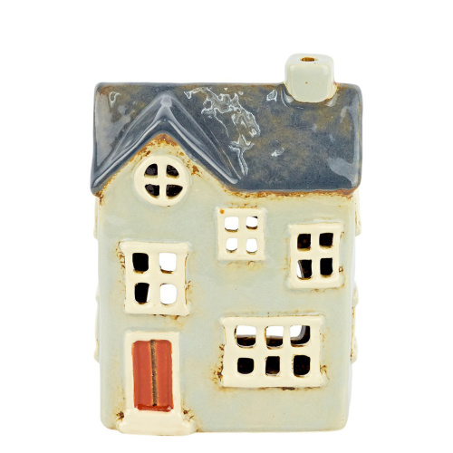 подсвечник керамический "домик" 17см (725-014)