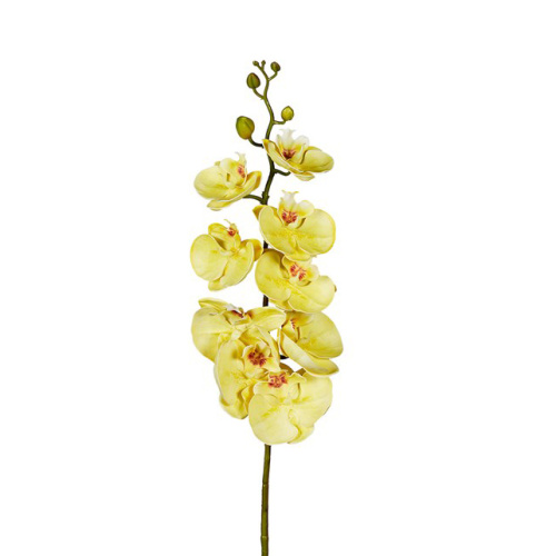 Искусственный цветок ветка орхидеи жёлт (710-104)
