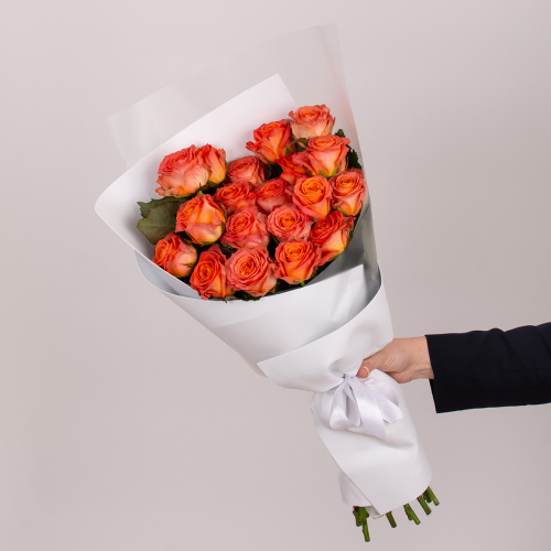 Монобукет из 19 роз 13