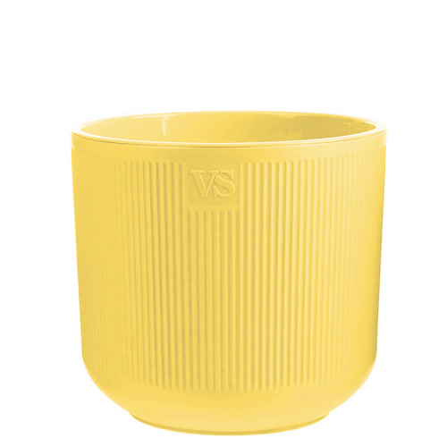 Горшок Росси VipSet с дренажной вставкой 4,4 л, желтый