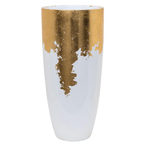 Кашпо ньюкооп люкс лайт глосси партнер уайт голд 35х75 см