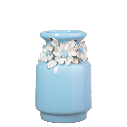 Сн (21D-38) керам. ваза голубой