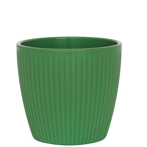 Горшок Эви VipSet с дренажной системой 0,6 л, зеленый