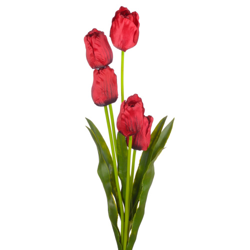 Сн иц (2309-5) Искусственный цветок тюльпан бордовый