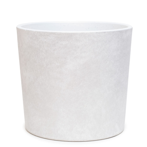 Горшок композит аура белый кедр №2