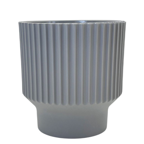 Кашпо с дренажной вставкой Аркада 7,2 л, серый муссон