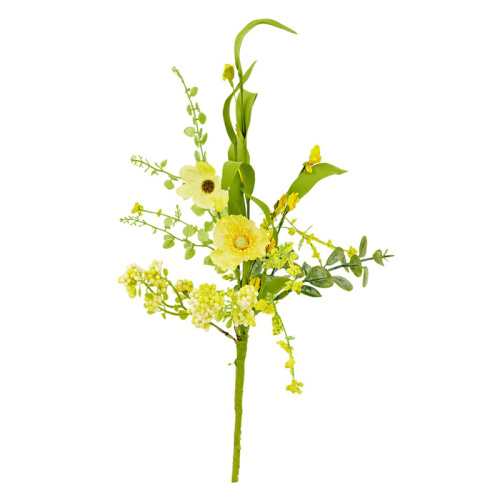 ветка с желтыми цветами 42см (839-590) 