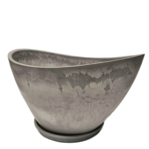 горшок Лодочка с/п 2,8 л, серый