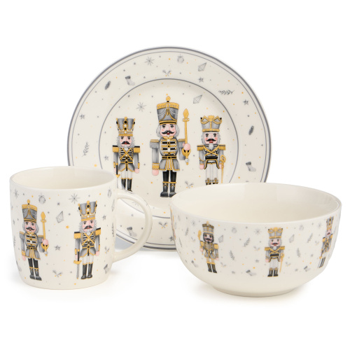 набор посуды (580-097) кружка 295мл, тарелка, салатник