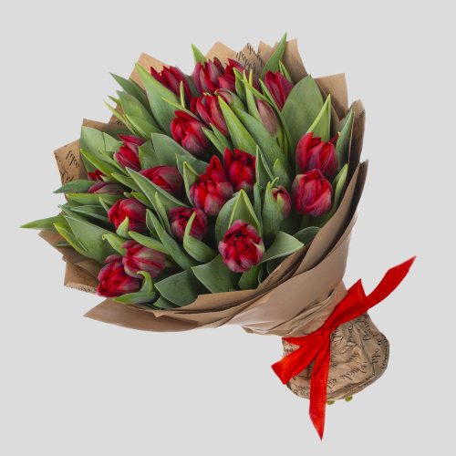 монобукет из тюльпанов 08