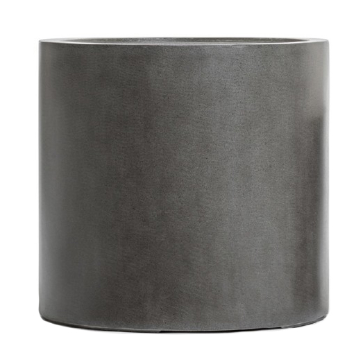 Кашпо TREEZ Effectory Beton цилиндр тёмно-серый бетон (41.3320-02-028-GR-53)