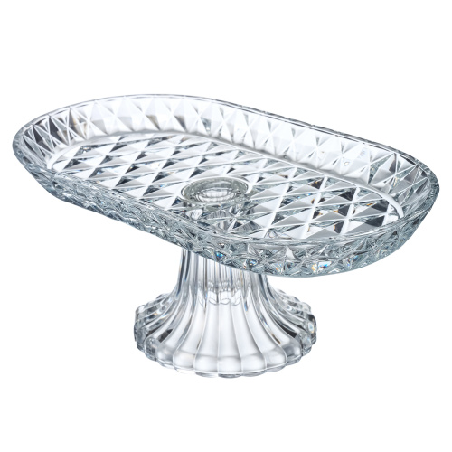 блюдо на ножке овал (675-131)