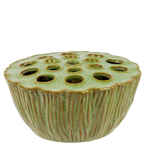 ваза "Лотос" зел 9см (180-091)