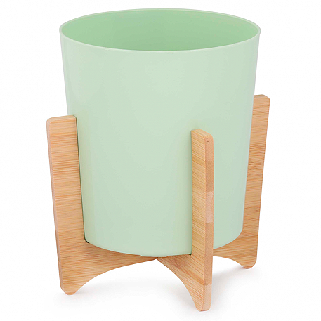 кашпо "Алессия" d17 h18.5 св.зелен