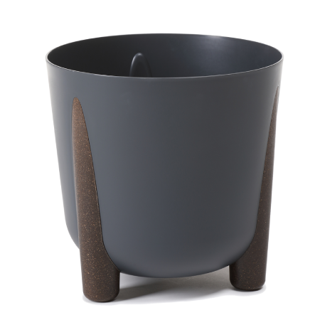 кашпо на ножках Frida ECO d30 h28,5 антрацит