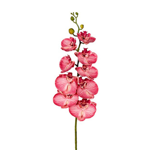 Искусственный цветок ветка орхидеи ярко-розов (710-105)