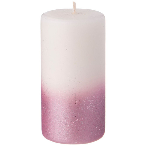 cвеча столбик 10х5 см (315-330) лавандовая