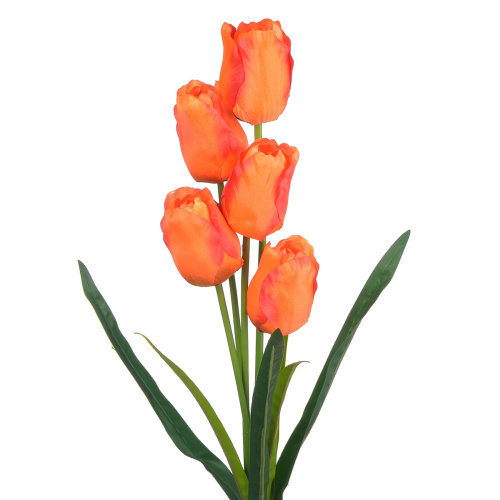 Сн иц (2309-4) Искусственный цветок тюльпан оранжевый