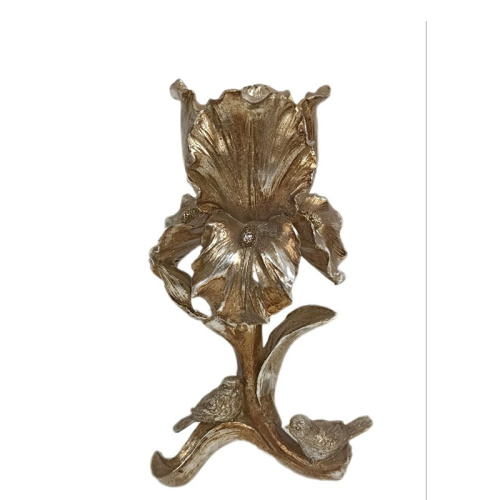 подсвечник "ирис" серебро (450-400)