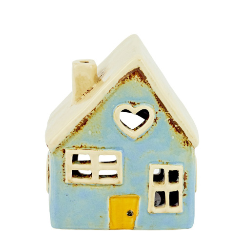 подсвечник керамический "домик" 12см (725-011)