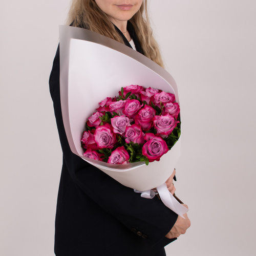 Монобукет из 17 роз 02